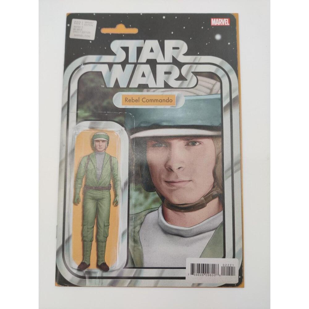 STAR WARS #22 "REBEL COMMANDO" ACTION FIGURE VARIANT‎ COVER - MARVEL COMICS/2022